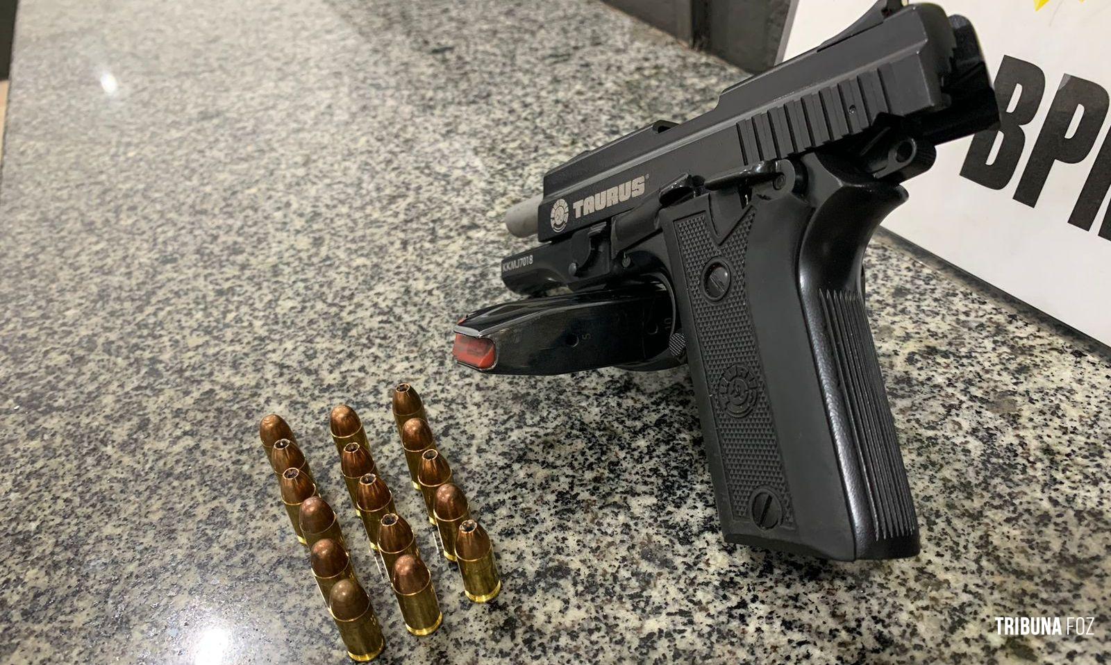 Cidadão aciona a PM e realiza entrega voluntária de uma pistola .380mm