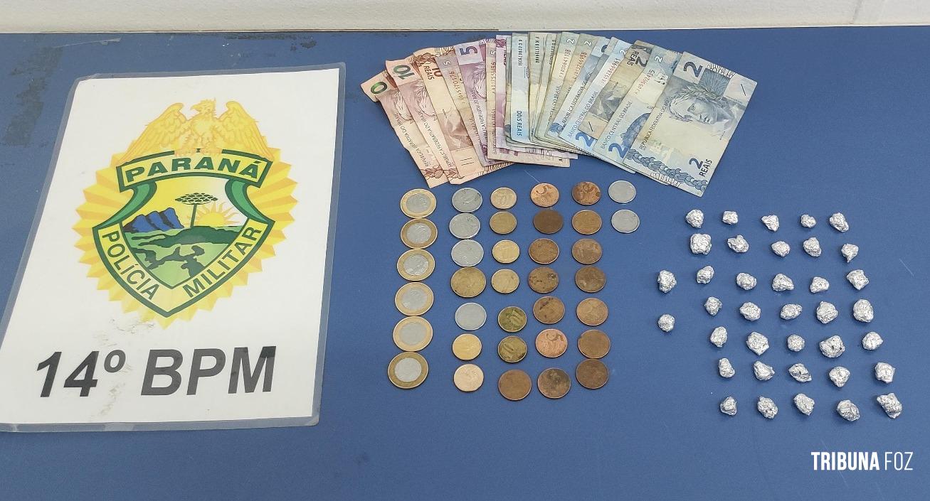 Policia Militar prende dois homens por tráfico de drogas na Favela do Monsenhor Guilherme