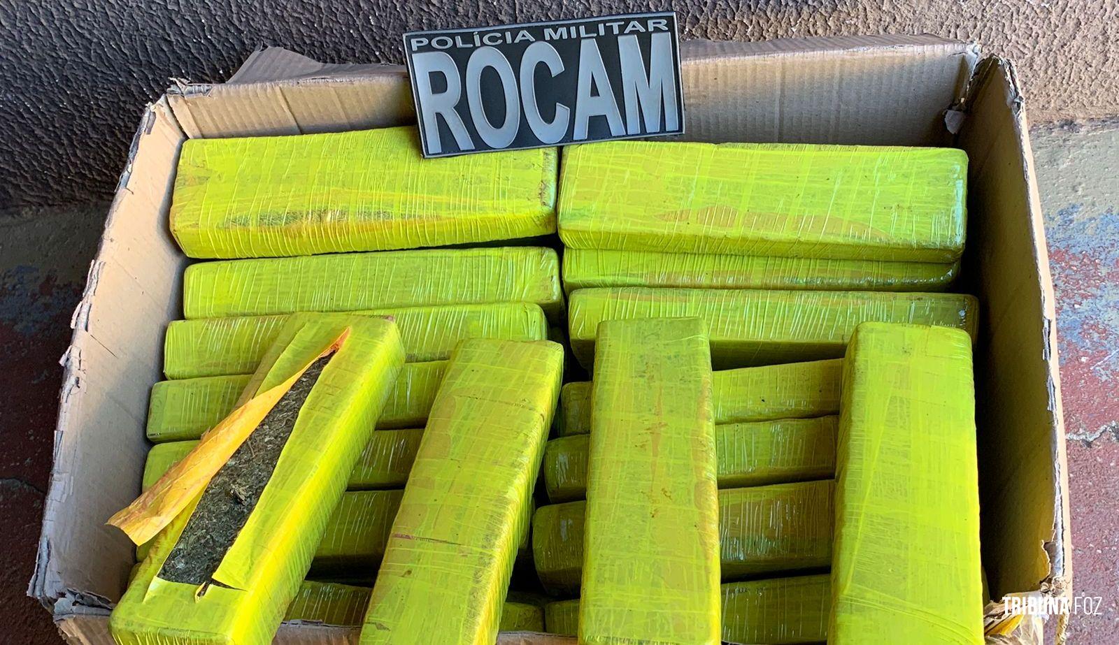 ROCAM apreende 48 tabletes de maconha na "Favela do Monsenhor"