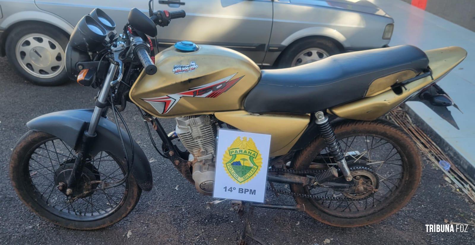 ROTAM apreende moto adulterada na Av. Beira Rio