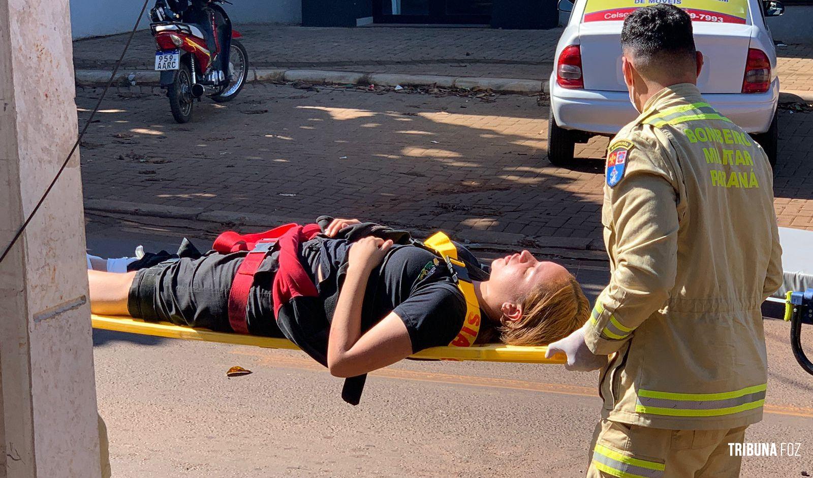 Siate socorre motociclista após queda no Jardim São Roque III