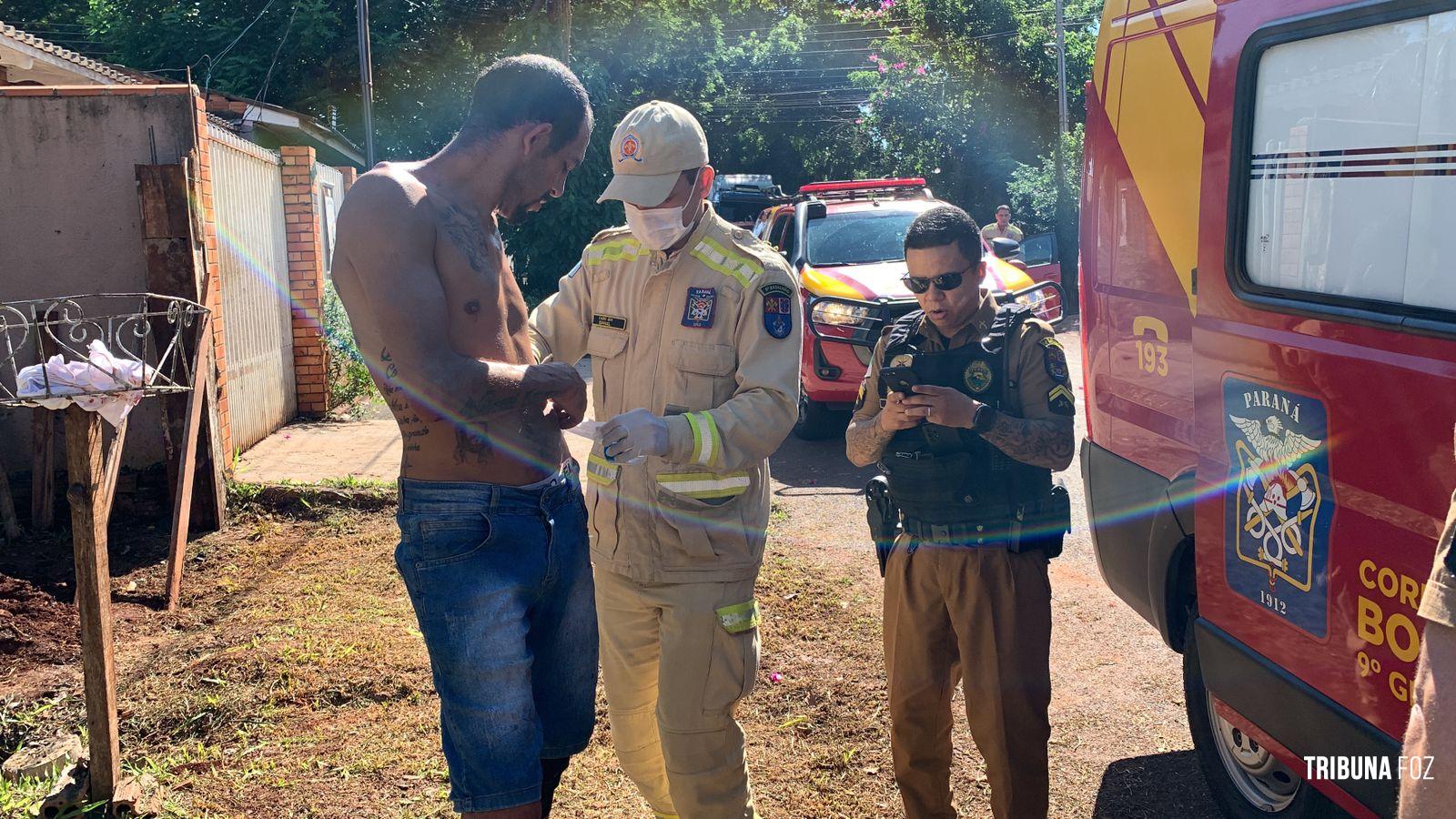 Siate socorre vítima esfaqueada e outra agredida no Bairro Cidade Nova