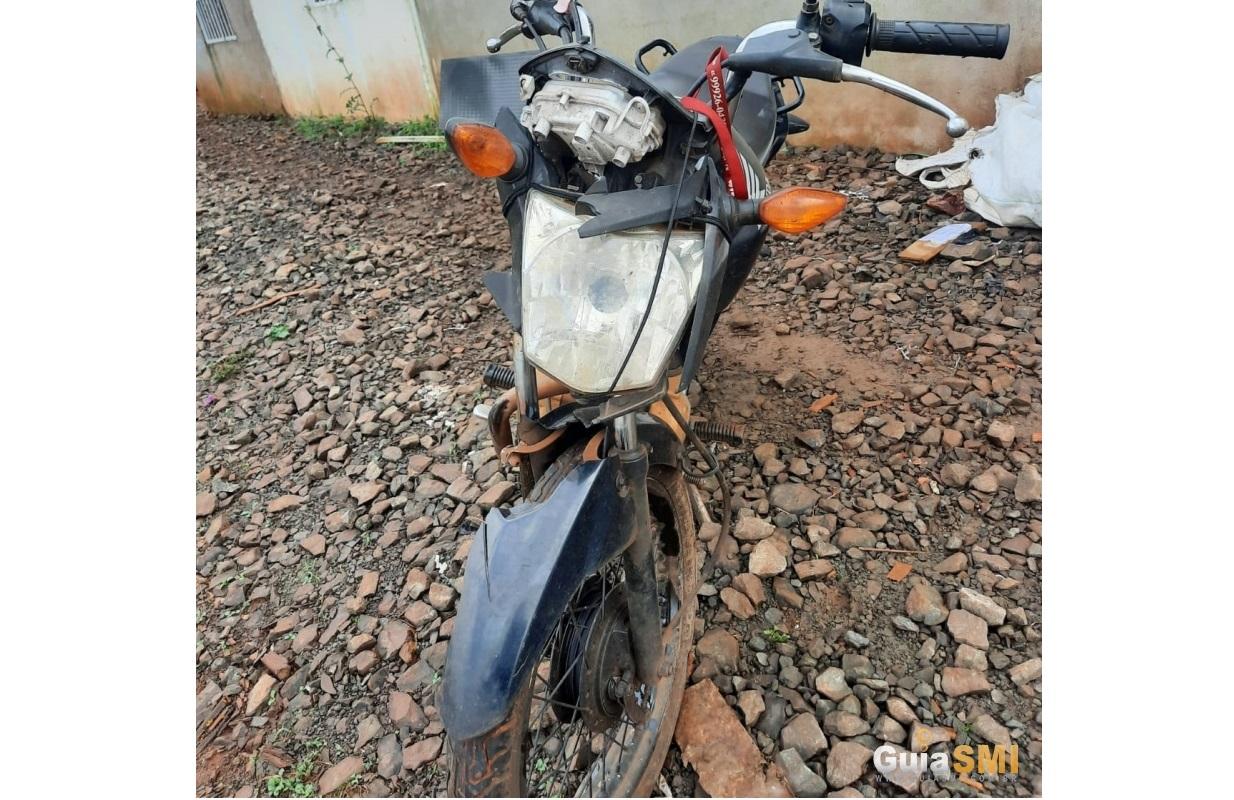 Acidente deixa motociclista ferido na PR-497 em São Miguel do Iguaçu