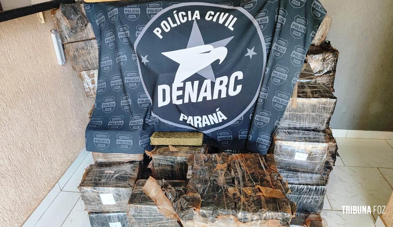 DENARC prende duas pessoas e apreende 1 tonelada de maconha