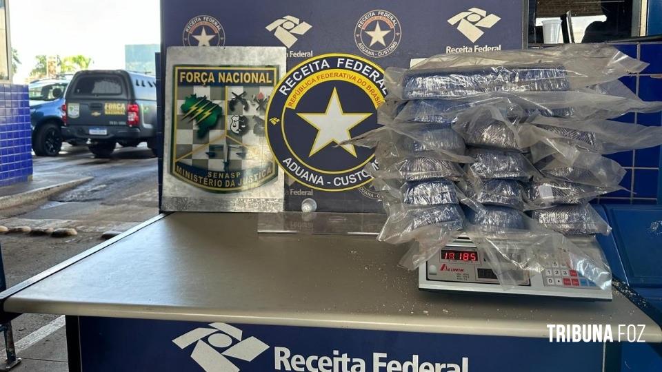 32,6 Kg de crack são apreendidos em fundo falso de carro na Ponte da Amizade