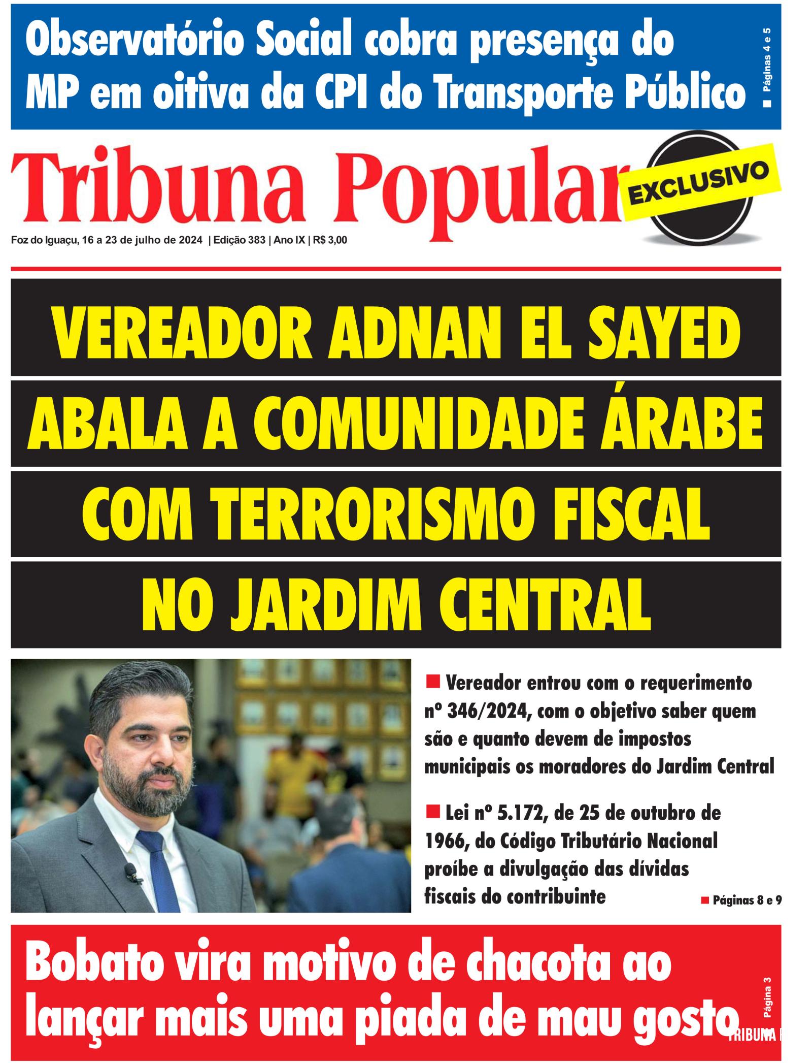 Jornal Tribuna Popular - Edição 383