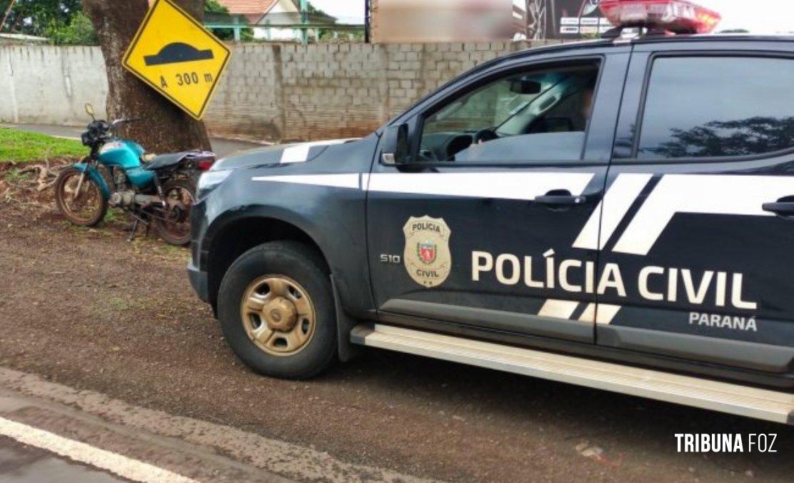 Polícia Civil de Santa Helena recupera motocicleta furtada há 17 anos