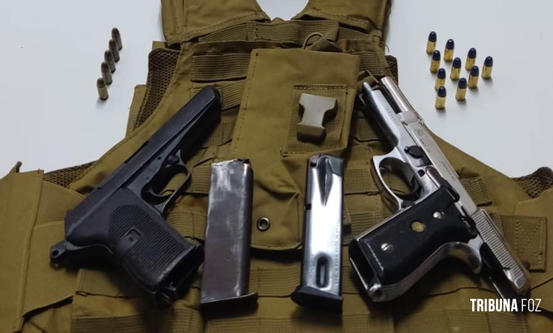 Policia Militar prende homem com duas armas de fogo no Porto Meira