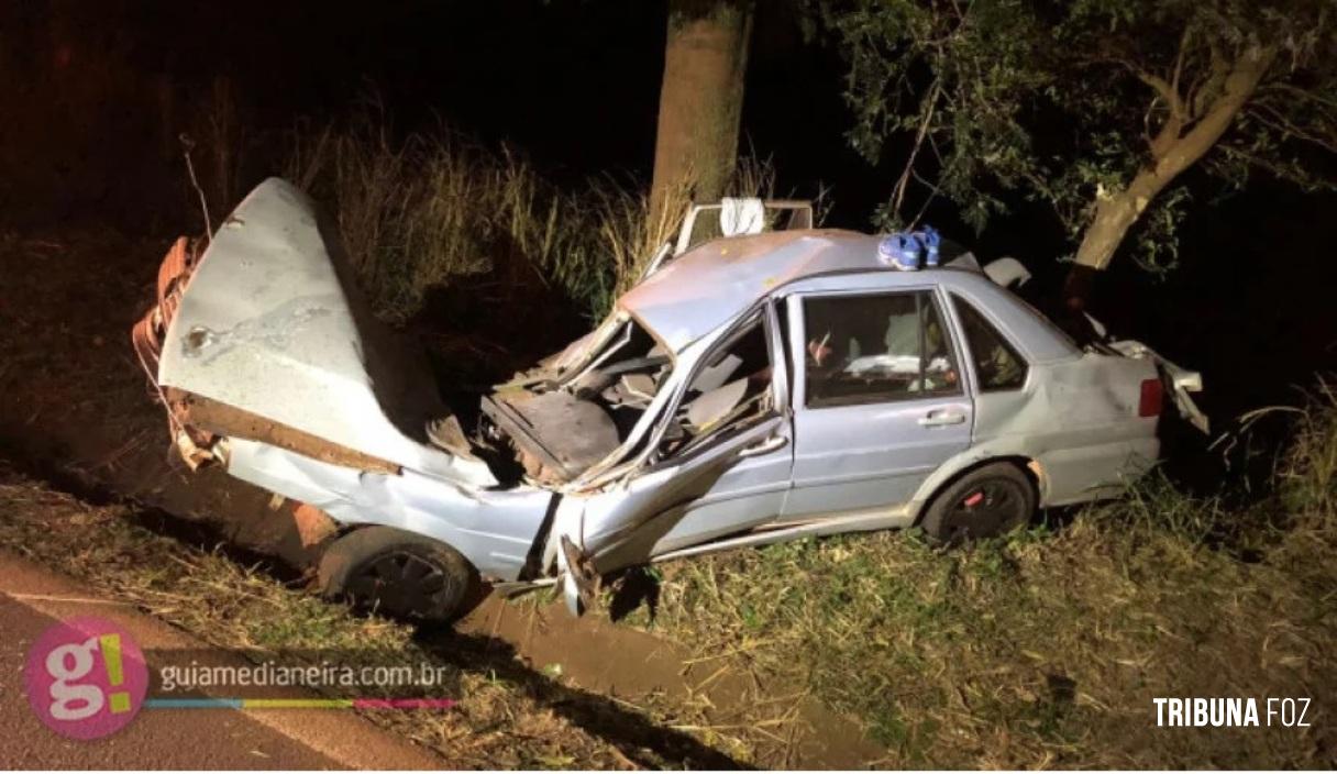 Acidente entre Ramilândia e Vila Esmeralda resulta em uma morte e um ferido grave