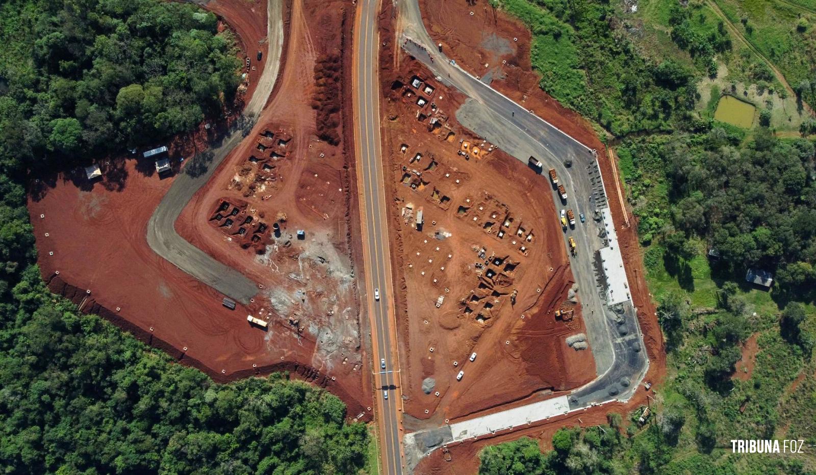 Com obras da Perimetral, acesso à ponte para Argentina em Foz do Iguaçu terá desvio de tráfego