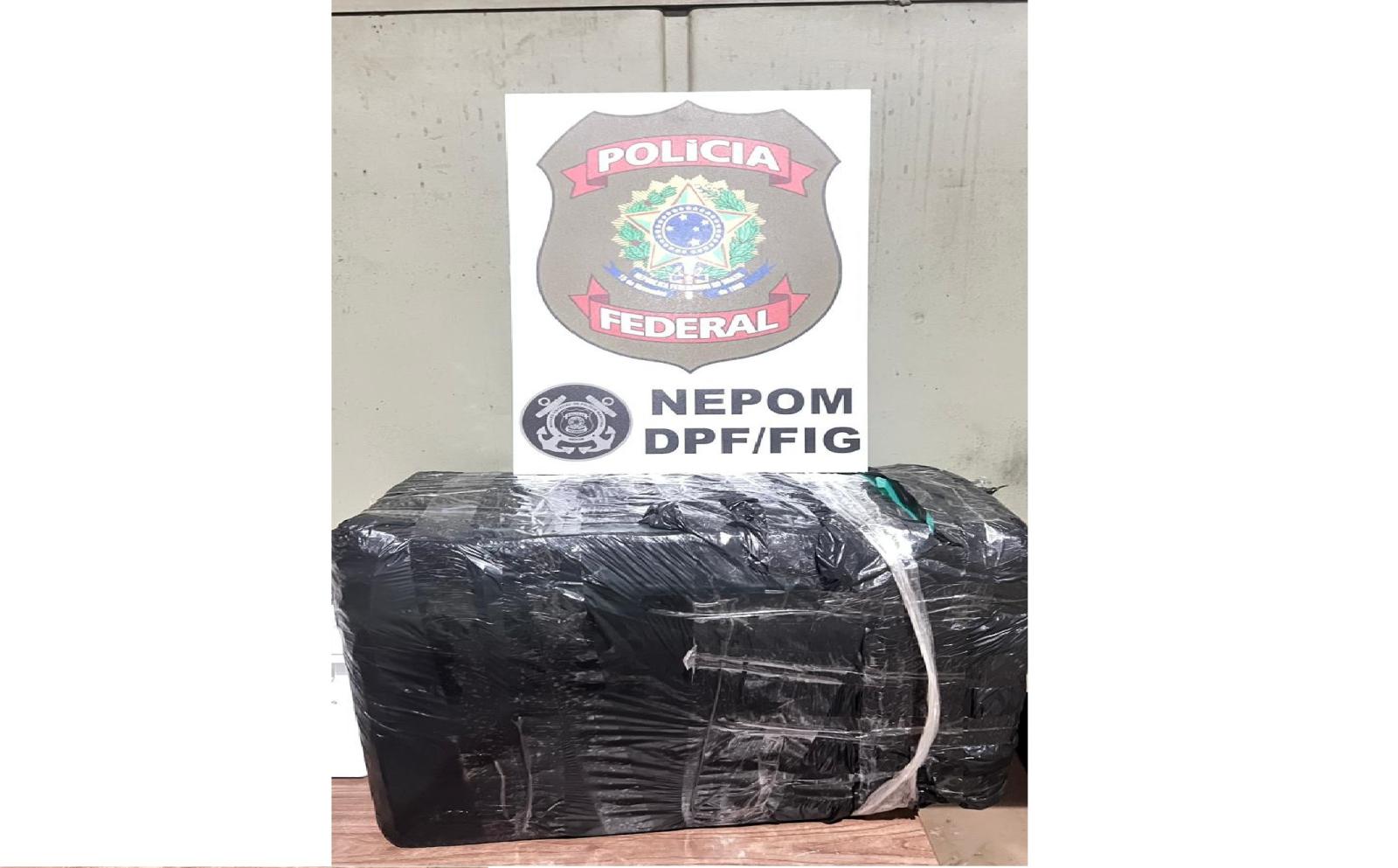 Policia Federal apreende maconha na modalidade "capulho" nas margens do Rio Paraná