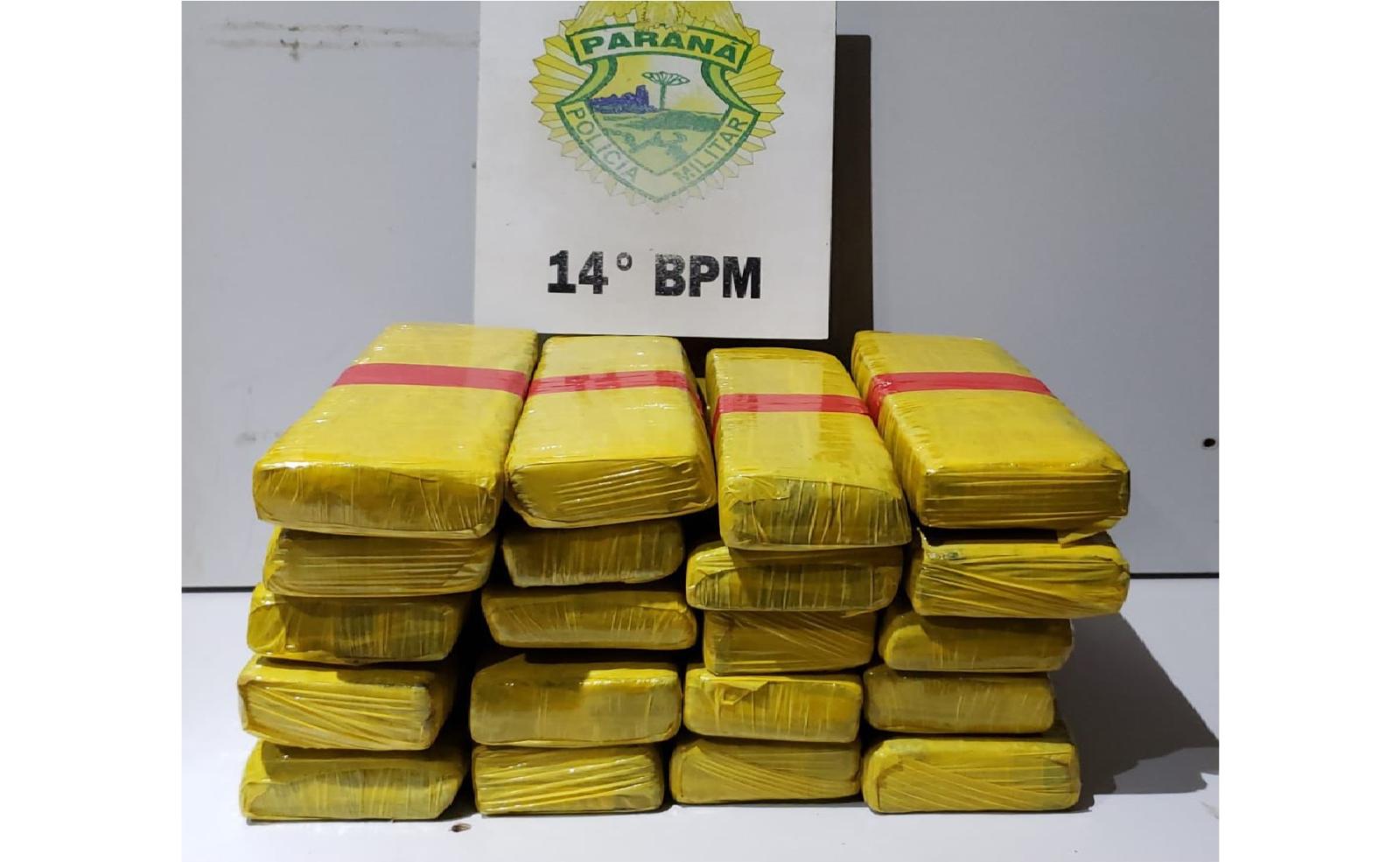 Polícia Militar apreende menor com 18.8 Kg de maconha em Medianeira 