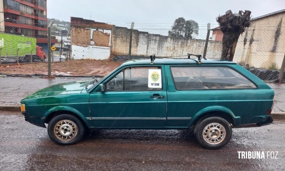 Policia Militar recupera veículo furtado no Bairro Jardim Jupira