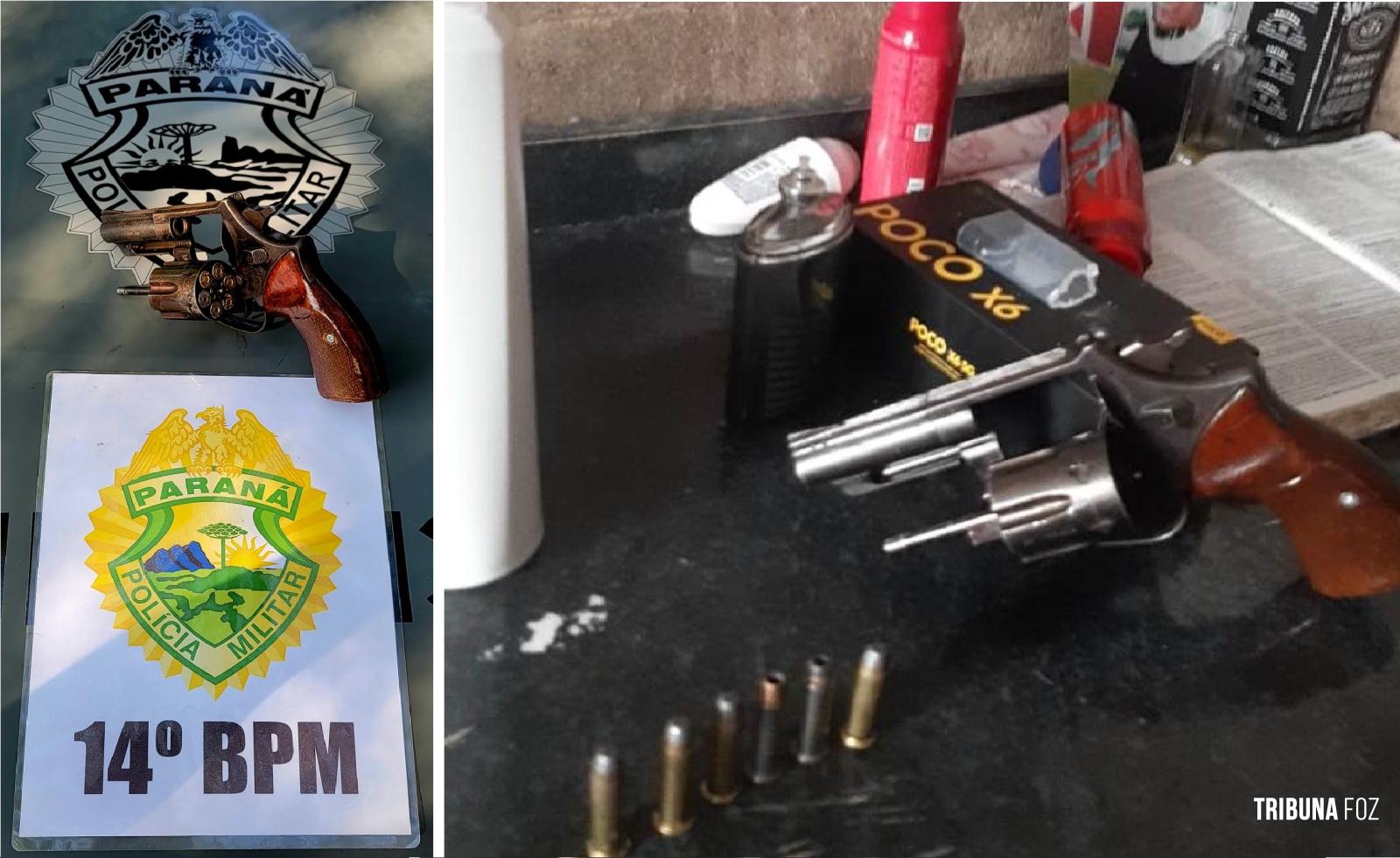 ROTAM apreende adolescente com revolver 357 Magnun no Bairro Cidade Nova