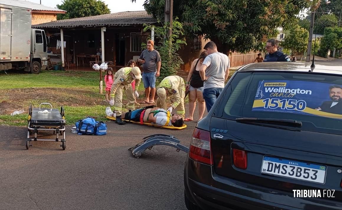 Guarda Municipal e Siate dão atendimento a acidente de trânsito no Morumbi IV