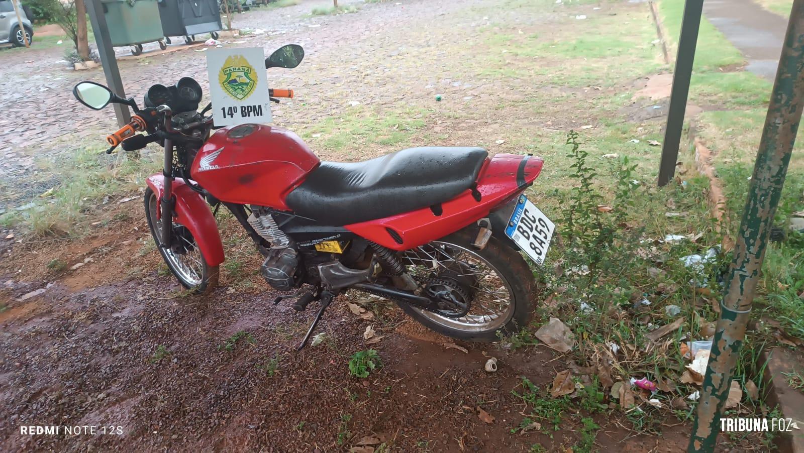 Militares da RPA Norte apreende motocicleta com sinais adulterados no Condomínio Grande Lago