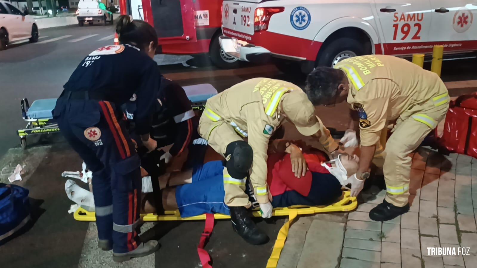 Motociclista fica gravemente ferido após colisão no Boicy