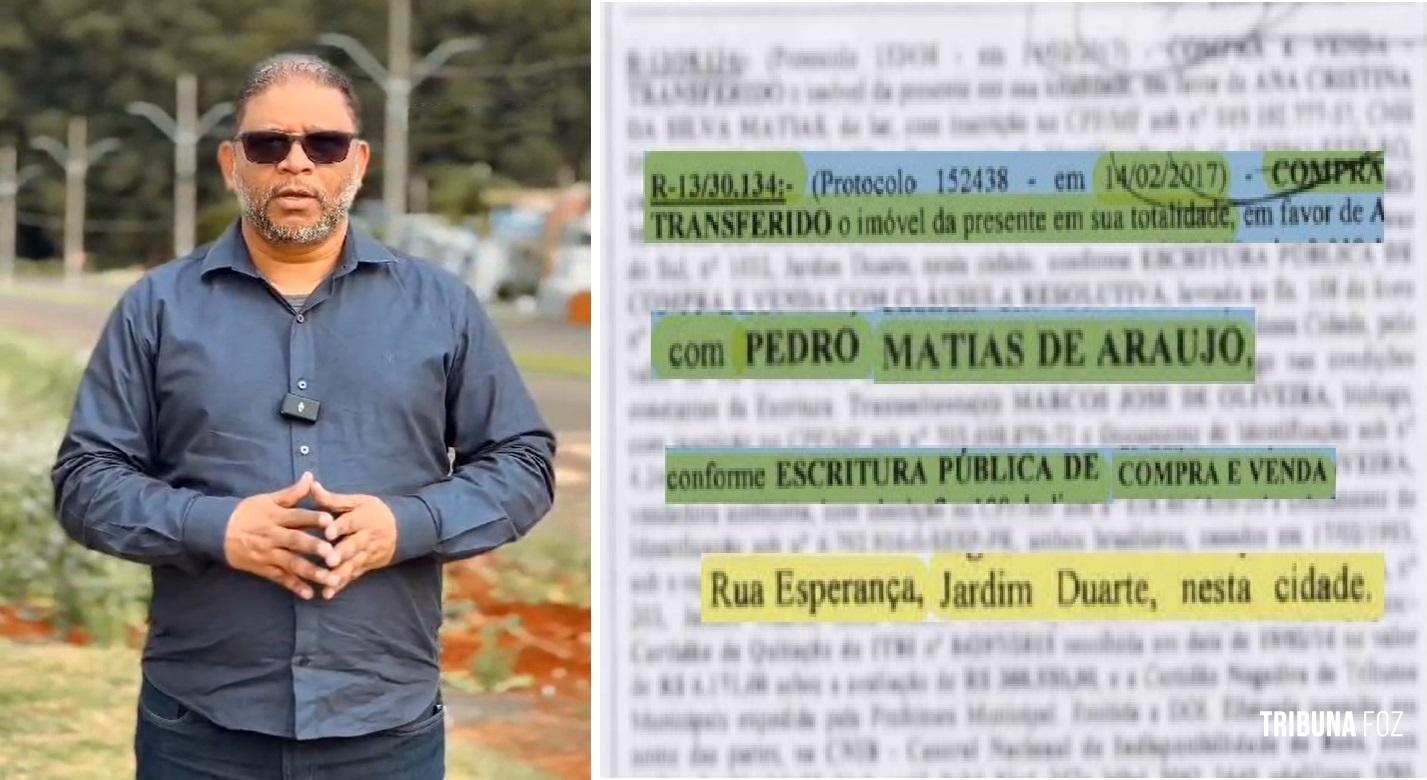 Na política de Santa Terezinha de Itaipu, Dr. Pedro, vice de Bim, é morador de Foz do Iguaçu