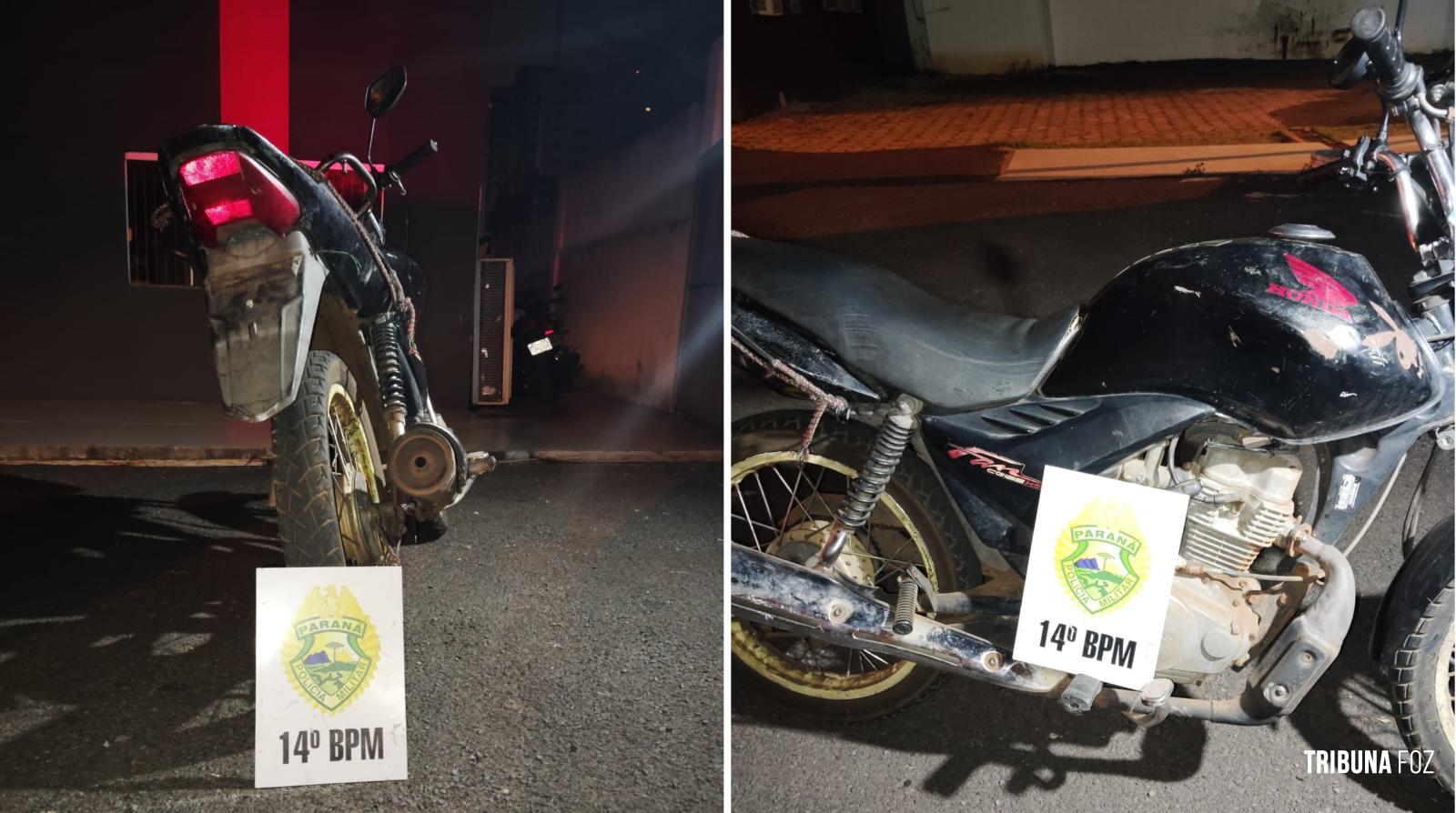 PM recupera moto no Bairro Três Lagoas