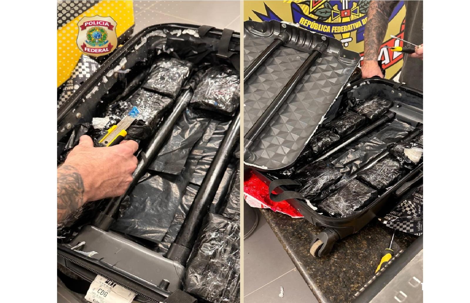 Policia Federal apreende cocaína no Aeroporto de Foz do Iguaçu