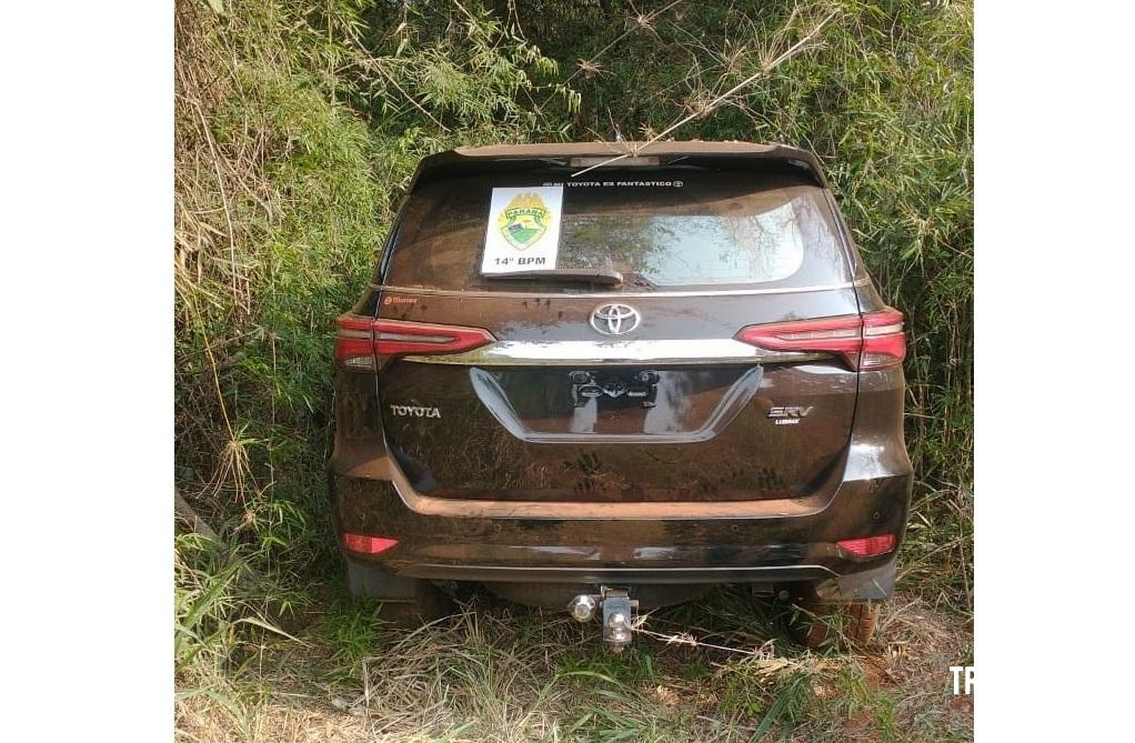 Policia Militar recupera veículo furtado em Santa Terezinha de Itaipu