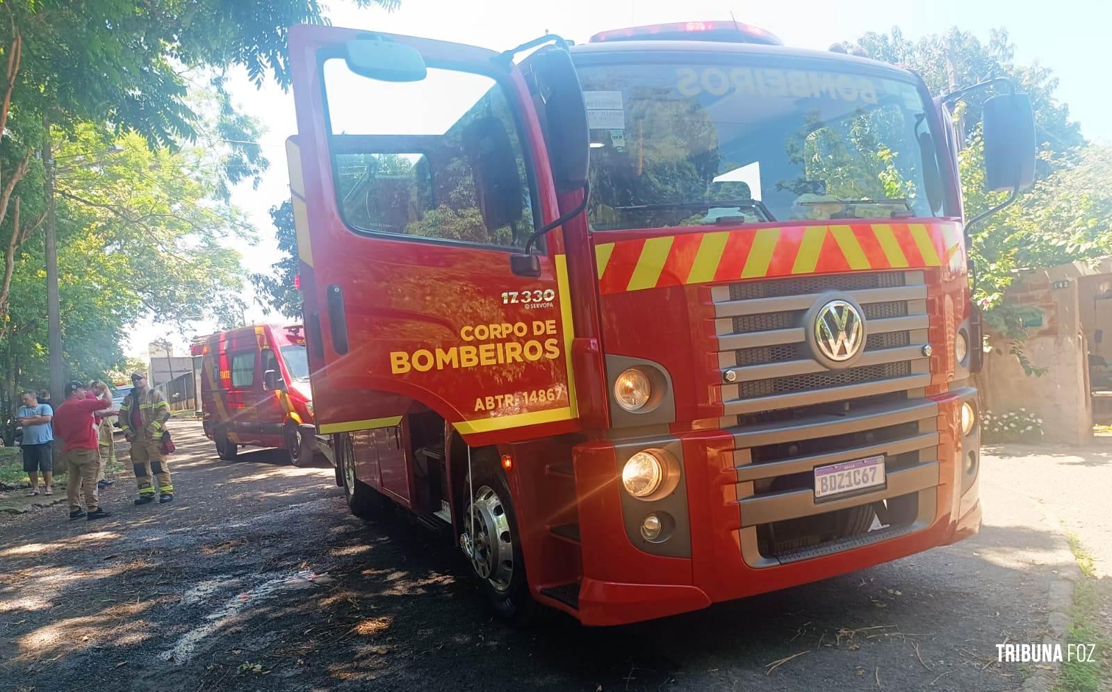 Casa que era usada para estocar drogas pega fogo e morador fica gravemente queimado no Jardim Belvedere