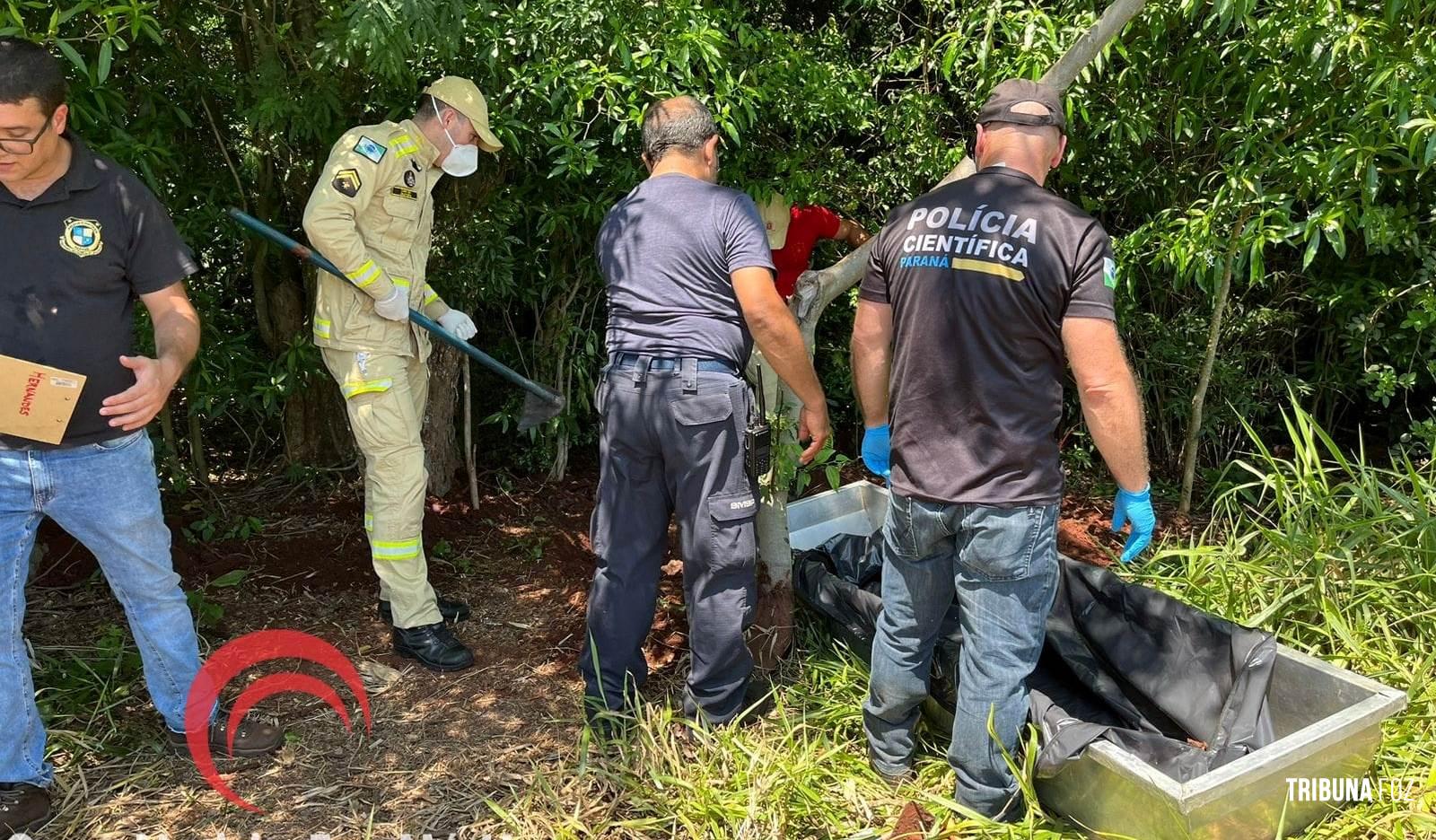 Corpo é encontrado enterrado em área rural de Foz do Iguaçu