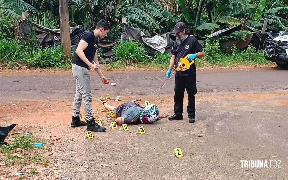 Motociclista é executado com sete tiros no Jardim Colombelli