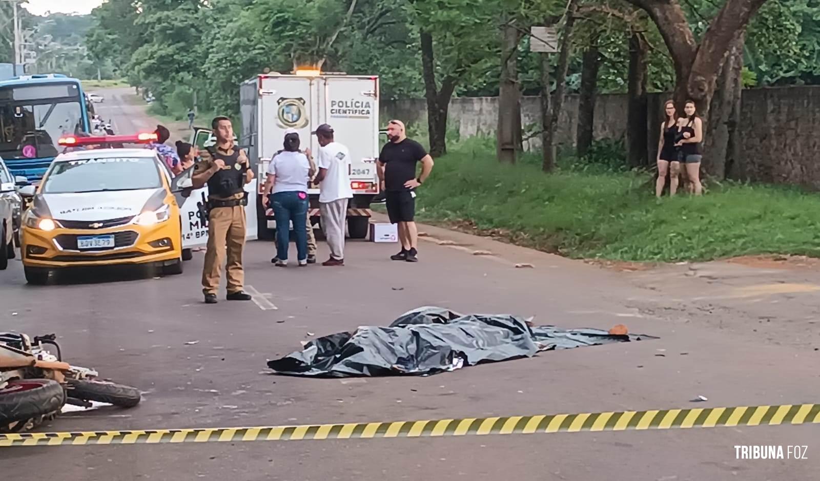 Motociclista morre após acidente na estrada da prainha no Bairro Três Lagoas