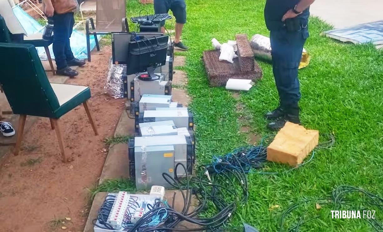 Policia Nacional do Paraguai apreende 10 mineradoras de criptomoedas após constatarem furto de energia em Ciudad del Este