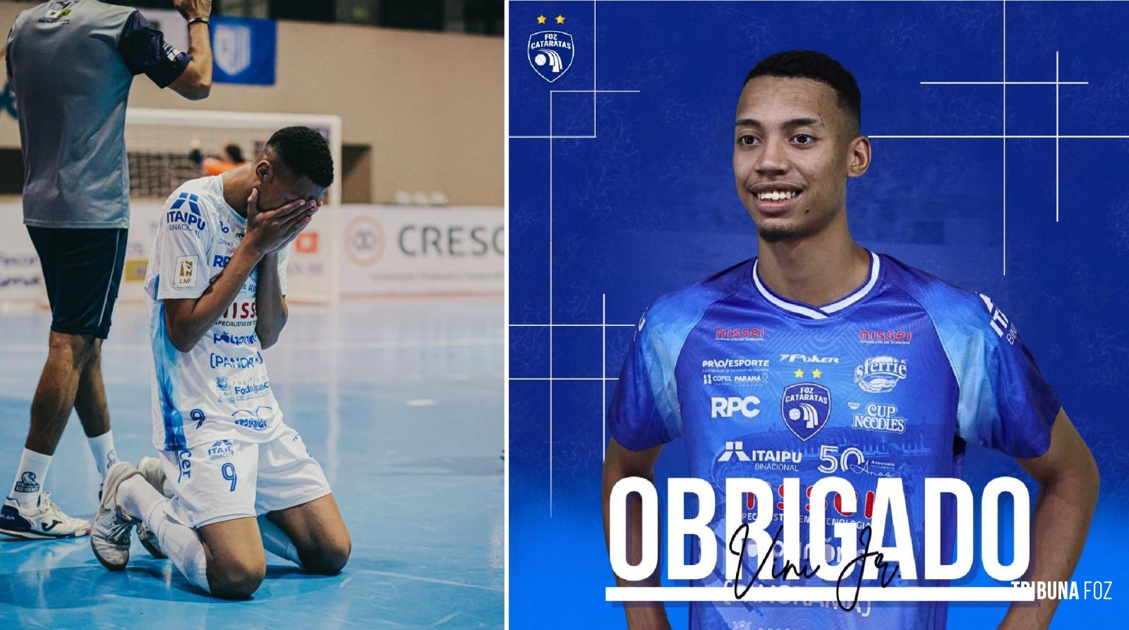 Vini Jr. deixa o Foz Cataratas após 3 temporadas rumo ao futsal da Indonésia 