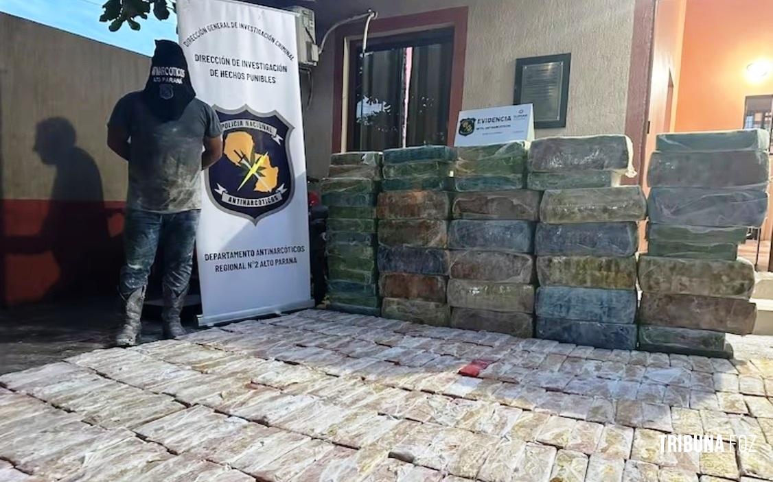 Departamento Antinarcóticos da Policia Nacional do Paraguai prende caminhoneiro com 1.888 Kg de maconha