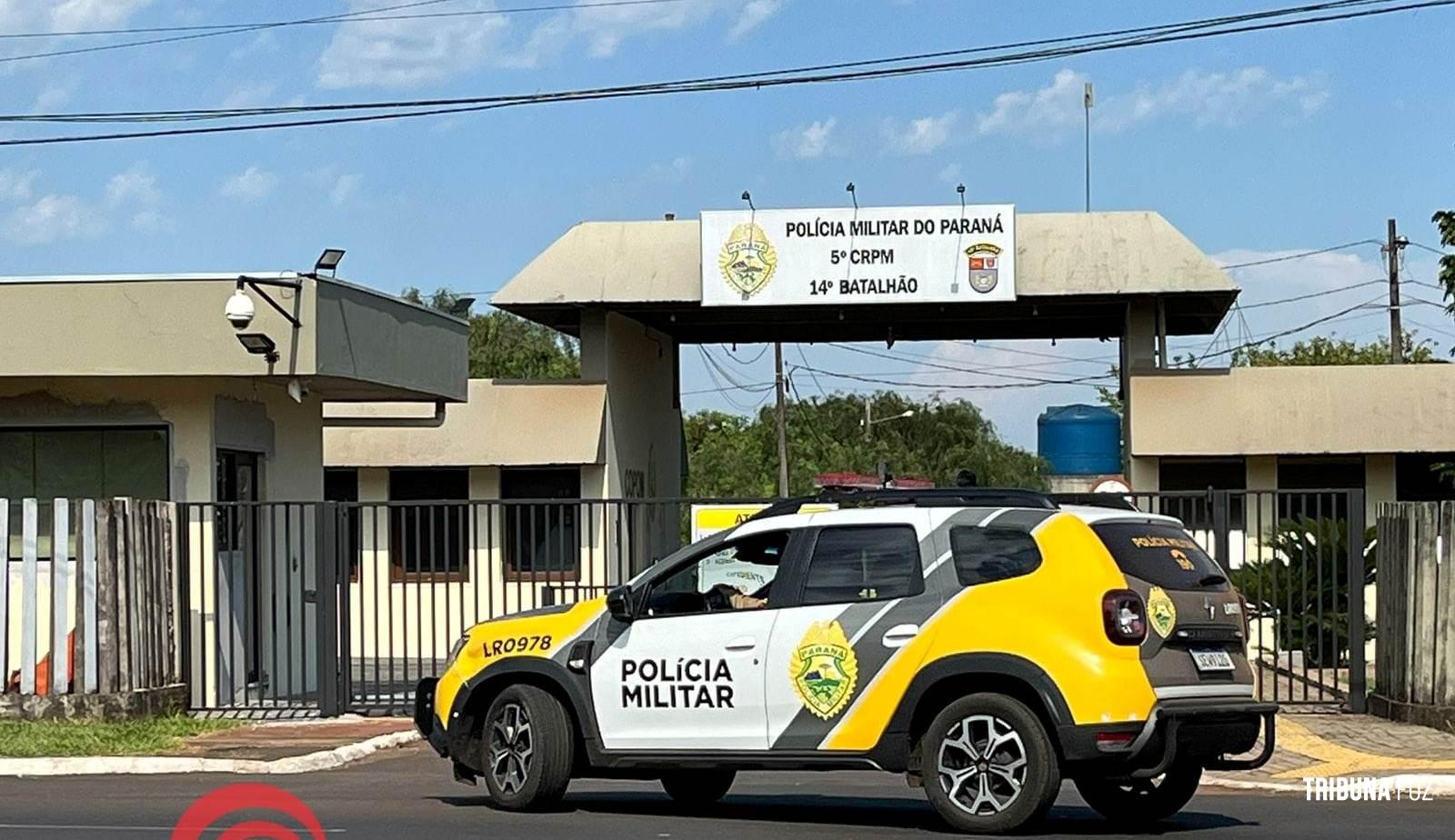 Homem é encontrado morto dentro do 14º Batalhão da Polícia Militar de Foz do Iguaçu