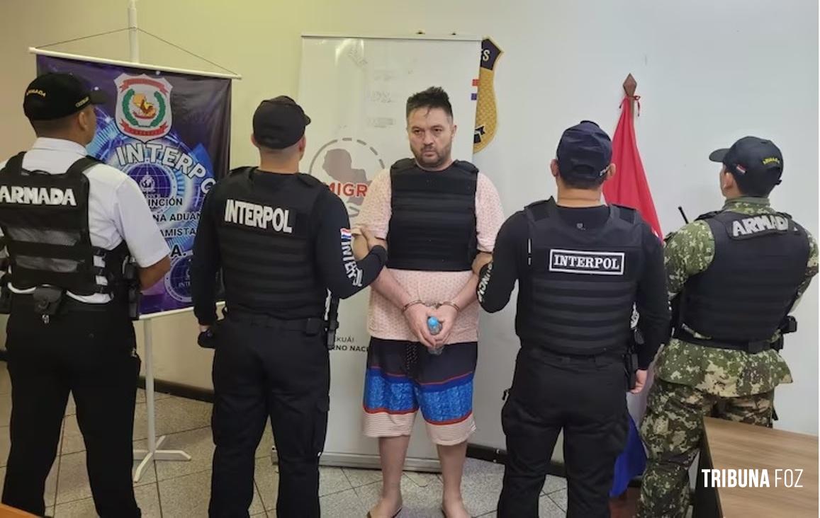 Paraguai extradita para o Brasil assaltante envolvido em assalto a cambistas Paraguai extradita para o Brasil assaltante envolvido em assalto a cambistas