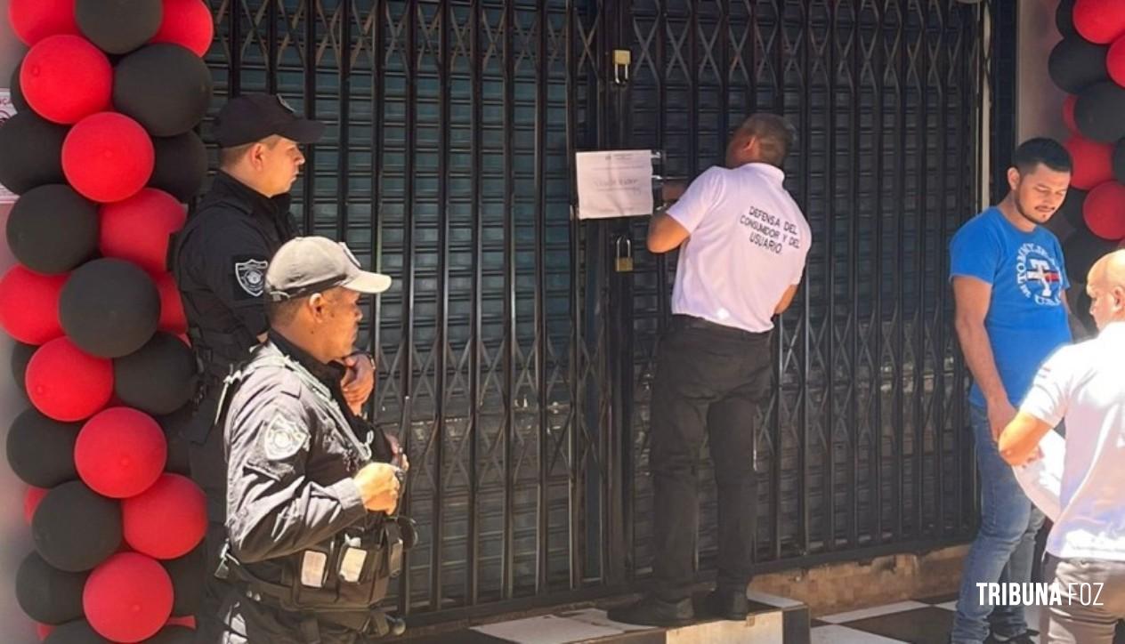 Policia fecha loja irregular em Ciudad Del Este, no Paraguai