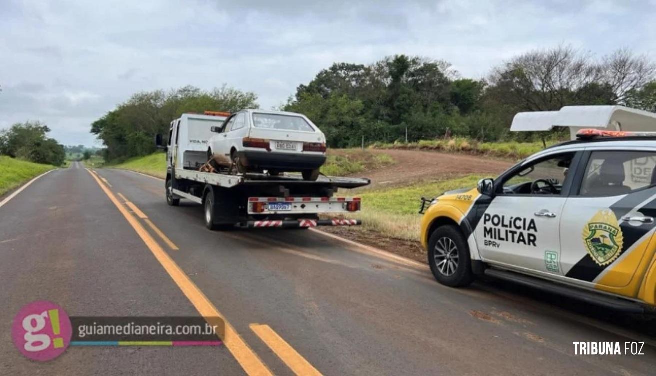 Polícia Rodoviária Estadual apreende veículo com 150 pacotes de cigarros contrabandeados Polícia Rodoviária Estadual apreende veículo com 150 pacotes de cigarros contrabandeados