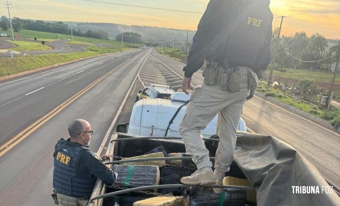 PRF apreende mais de cinco toneladas de maconha em Marechal Cândido Rondon