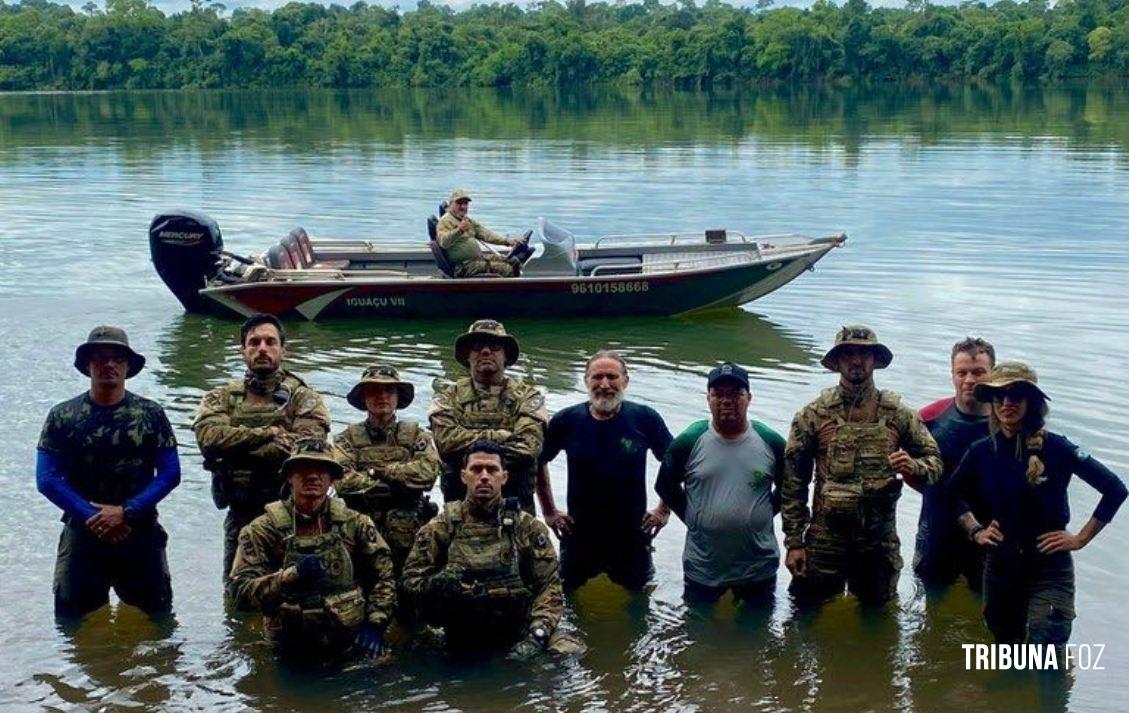 PRF e ICMBIO realizam ação conjunta para fiscalizar áreas de mata do Parque Nacional do Iguaçu