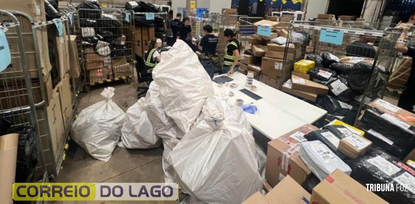 Receita Federal apreende R$ 200 mil em mercadorias irregulares em centro logístico do Paraná e bate recorde de volumes retidos em Foz do Iguaçu