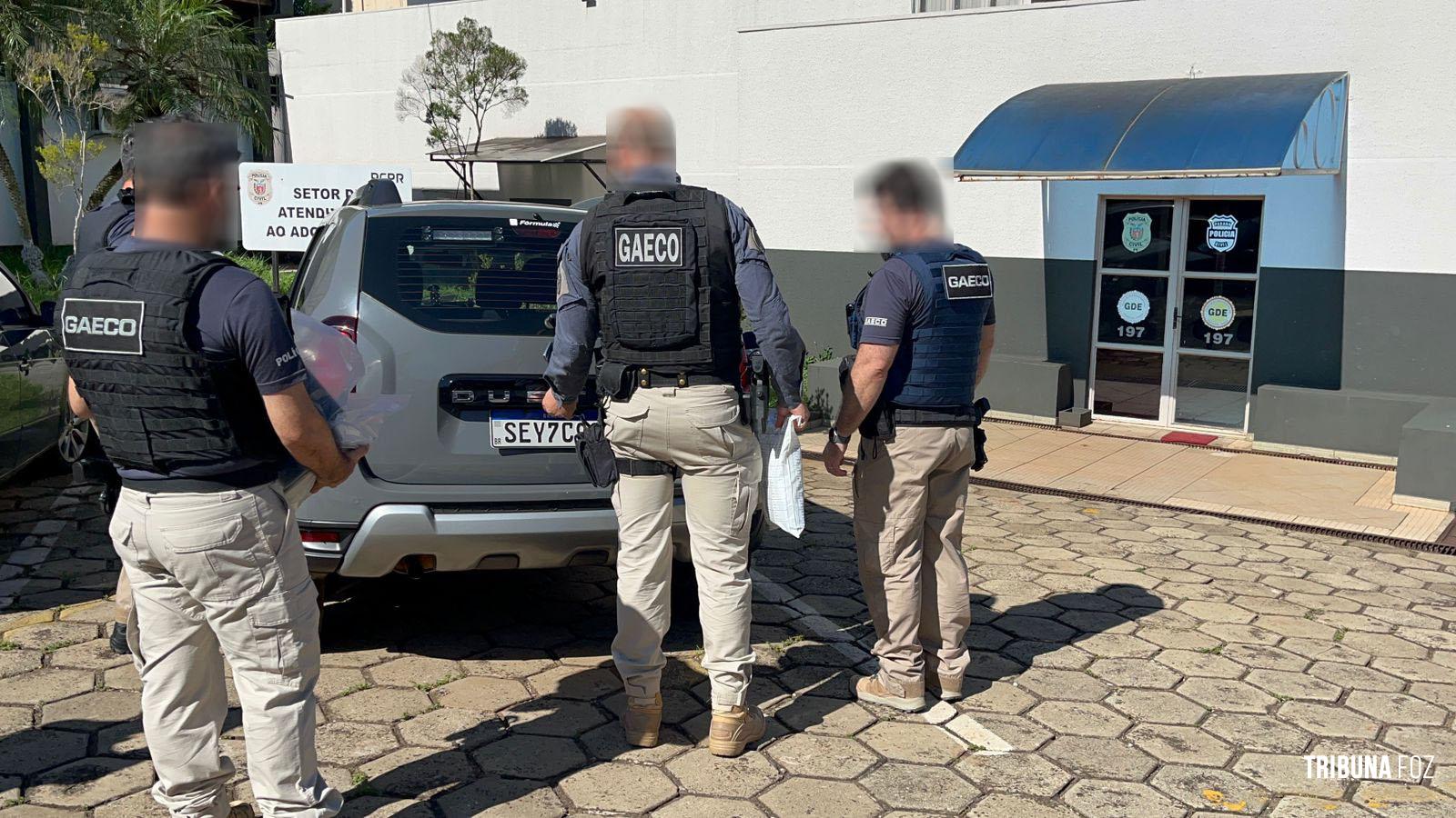Delegado investigado por estelionato e corrupção é alvo de operação do GAECO de Foz do Iguaçu Delegado investigado por estelionato e corrupção é alvo de operação do GAECO de Foz do Iguaçu