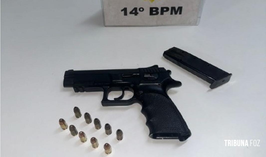 Polícia Militar apreende arma de fogo no Bairro Porto Belo após agressão familiar Polícia Militar apreende arma de fogo no Bairro Porto Belo após agressão familiar