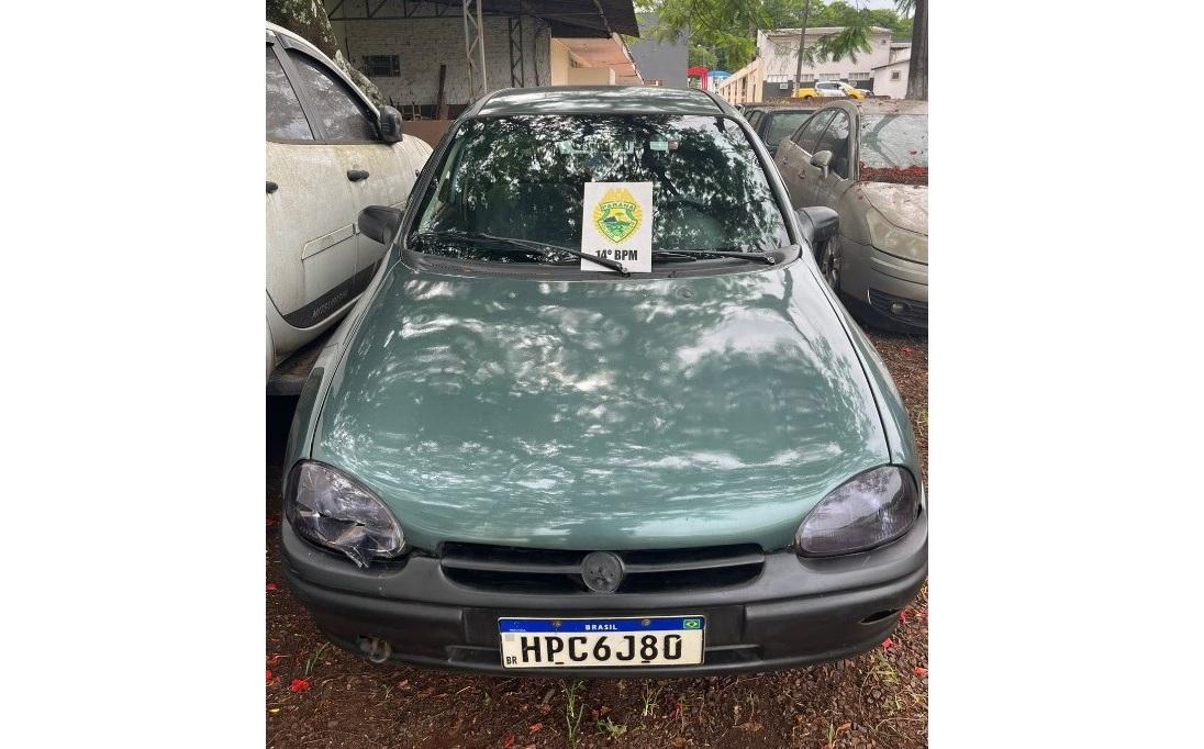 Polícia Militar recupera veiculo furtado na Vila Portes Polícia Militar recupera veiculo furtado na Vila Portes