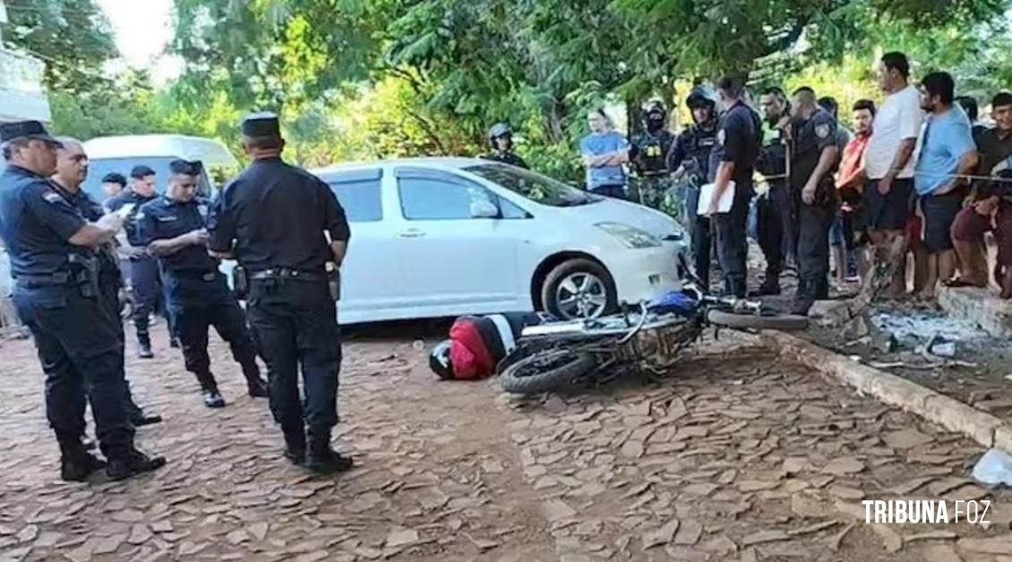 Um assaltante morto e outro preso diz "é um trabalho perigoso" em Minga Guazú, no Paraguai Um assaltante morto e outro preso diz "é um trabalho perigoso" em Minga Guazú, no Paraguai