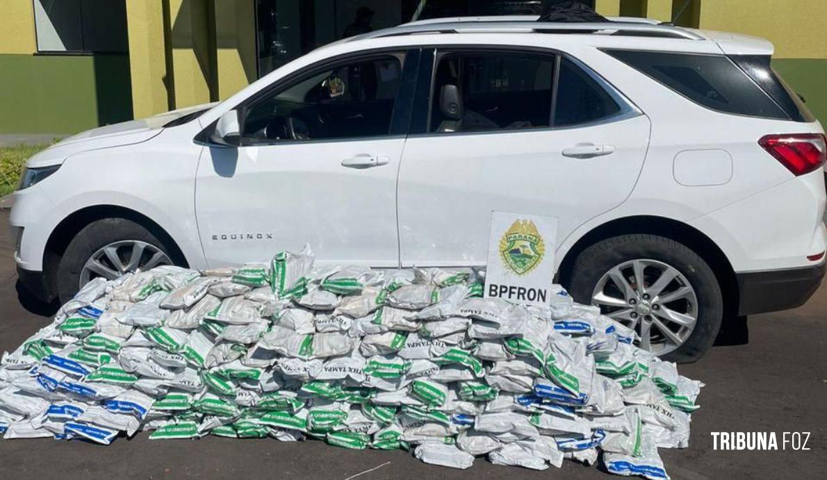 BPFRON apreende veículo carregado com 400 Kg de agrotóxico BPFRON apreende veículo carregado com 400 Kg de agrotóxico