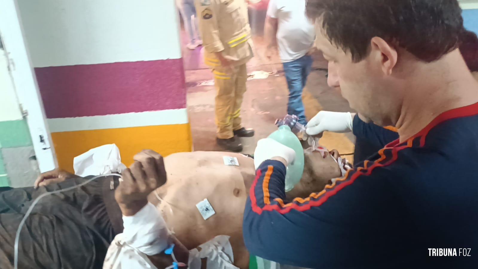 Assaltante troca tiros com o BPFRON e é alvejado com um tiro na cabeça em Foz do Iguaçu Assaltante troca tiros com o BPFRON e é alvejado com um tiro na cabeça em Foz do Iguaçu