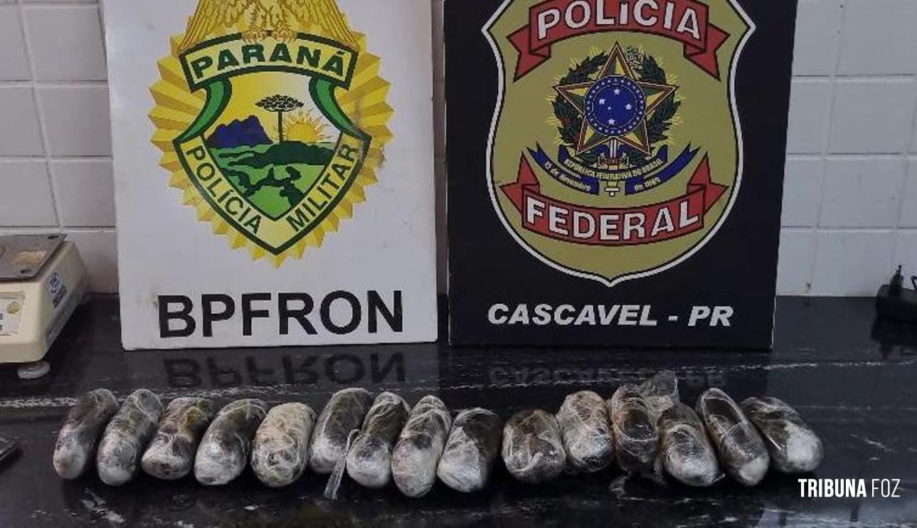 BPFRON e PF apreendem menor com 3 Kg de haxixe marroquino no antigo pedágio de Céu Azul BPFRON e PF apreendem menor com 3 Kg de haxixe marroquino no antigo pedágio de Céu Azul