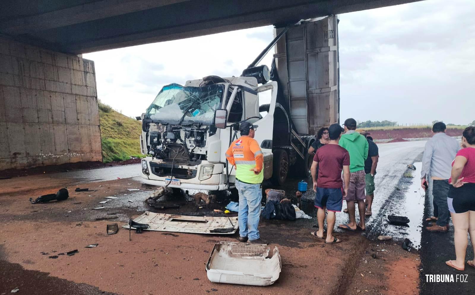 Caçambeiro sofre acidente e é socorrido pelo SIATE após acertar caçamba na trincheira da Av. Mercosul Caçambeiro sofre acidente e é socorrido pelo SIATE após acertar caçamba na trincheira da Av. Mercosul