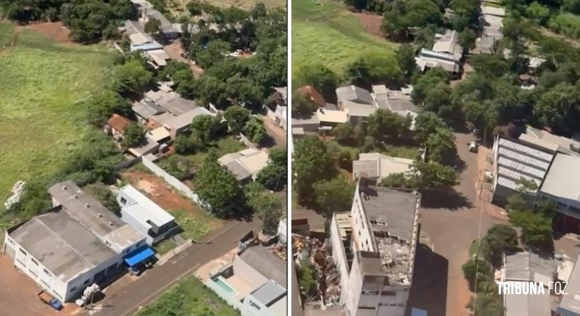 Carro roubado é localizado pelo helicóptero da PM em Foz do Iguaçu Carro roubado é localizado pelo helicóptero da PM em Foz do Iguaçu