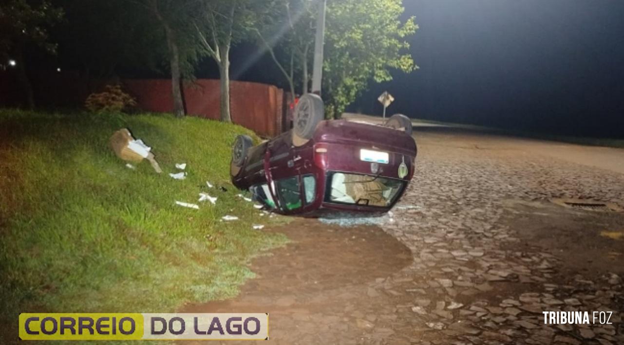 Condutor é preso por embriaguez ao volante após acidente em Santa Helena