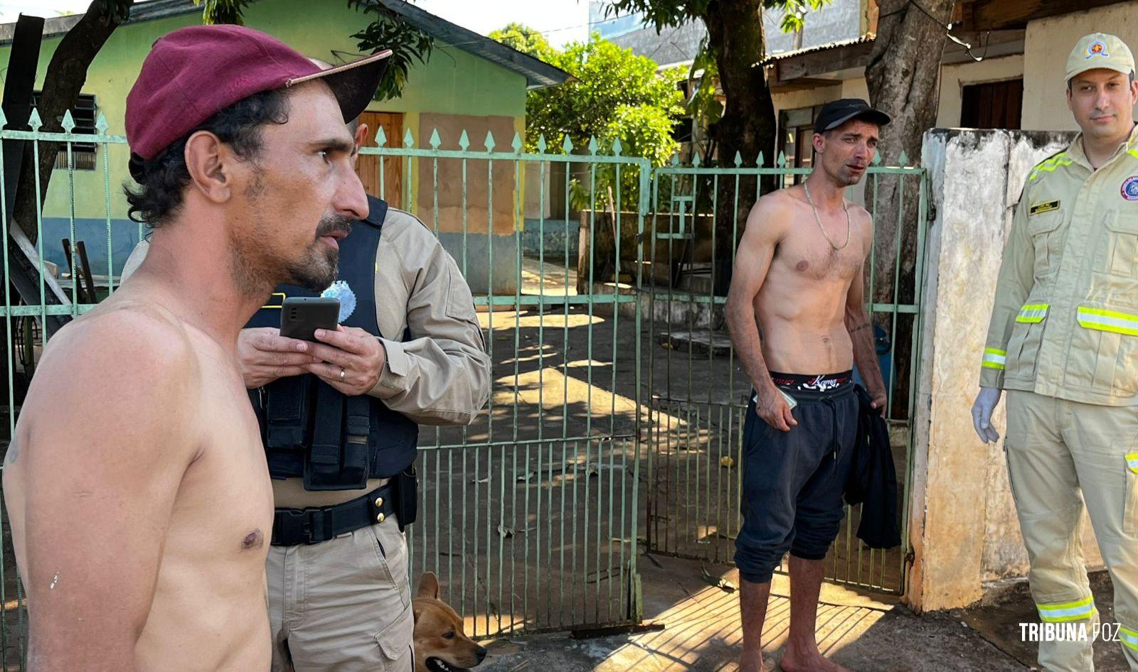 Discussão em bar termina com agressão e facada no Bairro Morumbi III, em Foz do Iguaçu Discussão em bar termina com agressão e facada no Bairro Morumbi III, em Foz do Iguaçu